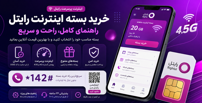 خرید بسته اینترنت رایتل